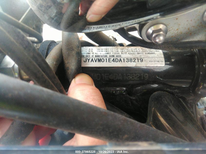 2013 YAMAHA XVS650 - JYAVM01E4DA138219