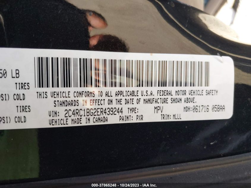 2014 CHRYSLER TOWN & COUNTRY TOURING - 2C4RC1BG2ER439244