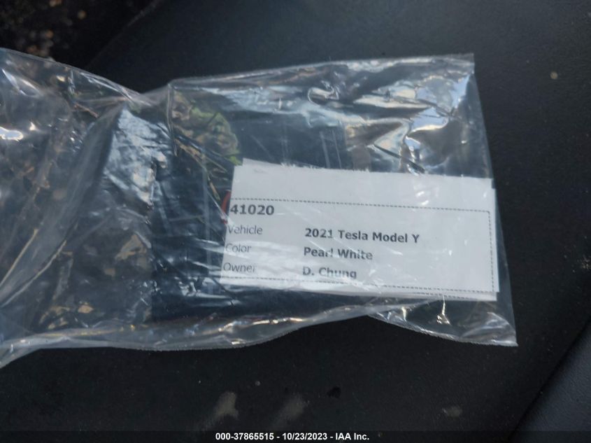 2021 TESLA MODEL Y - 5YJYGDED3MF192796