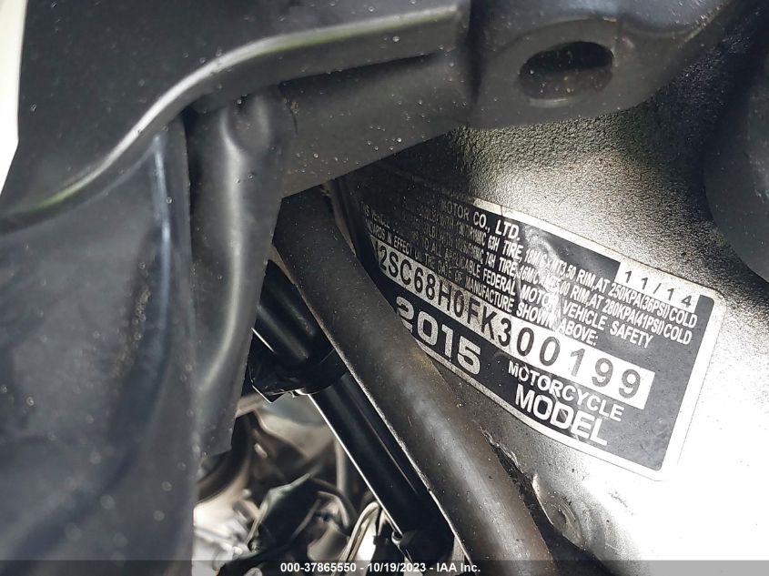 2015 HONDA GL1800 JH2SC68H0FK300199