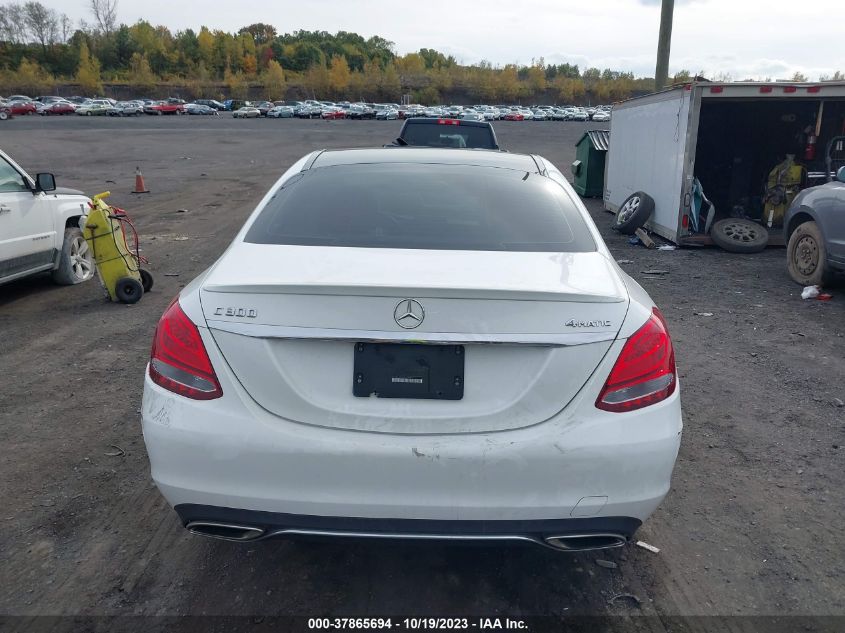2016 MERCEDES-BENZ C-CLASS C 300 - 55SWF4KB7GU175791
