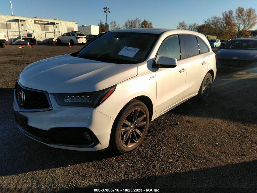 2019 ACURA MDX W/TECHNOLOGY/A-SPEC PKG - 5J8YD4H09KL023525