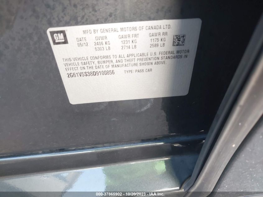 2013 CADILLAC XTS PLATINUM - 2G61V5S38D9100856