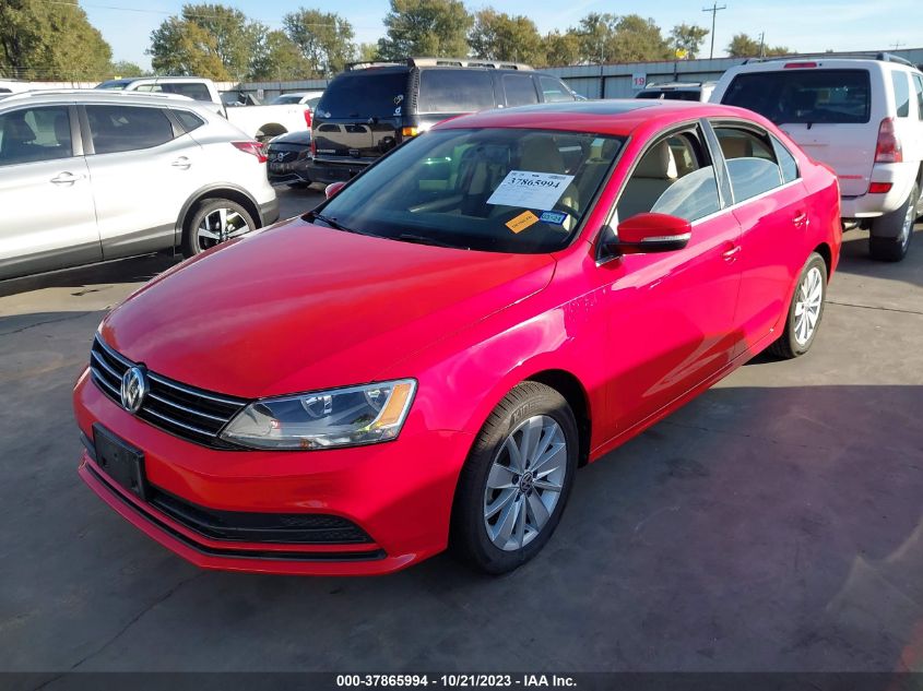 2015 VOLKSWAGEN JETTA SEDAN 1.8T SE W/CONNECTIVITY 3VWD07AJ1FM300215