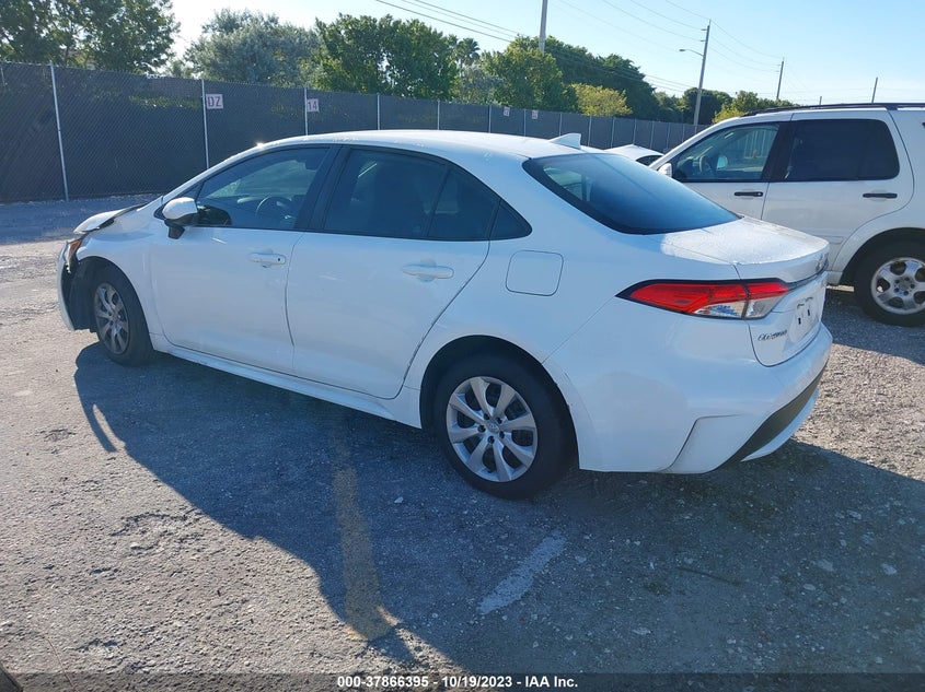VIN 5YFEPRAE5LP084892 2020 TOYOTA COROLLA LE