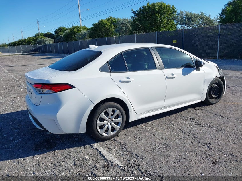 VIN 5YFEPRAE5LP084892 2020 TOYOTA COROLLA LE