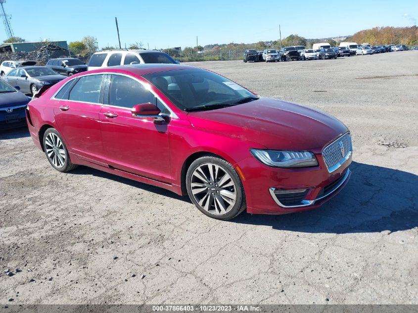 2017 LINCOLN MKZ SELECT - 3LN6L5D96HR623461