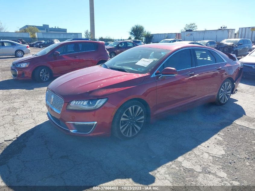 2017 LINCOLN MKZ SELECT - 3LN6L5D96HR623461