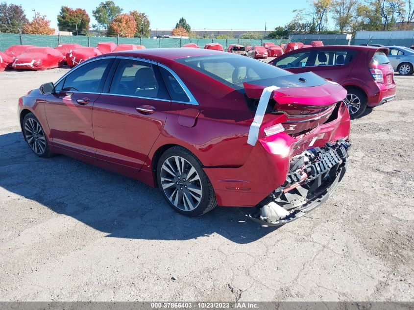 2017 LINCOLN MKZ SELECT - 3LN6L5D96HR623461