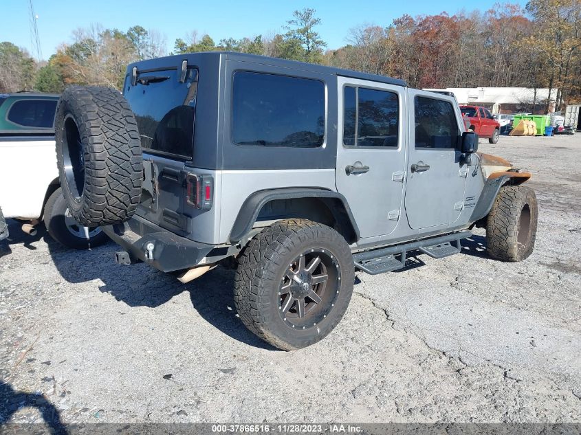 2015 JEEP WRANGLER UNLIMITED SPORT - 1C4BJWDG5FL504499