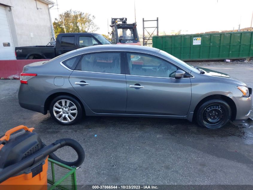 2015 NISSAN SENTRA S - 3N1AB7AP0FY376301