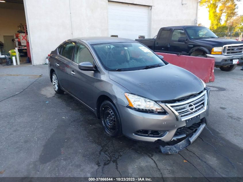 2015 NISSAN SENTRA S - 3N1AB7AP0FY376301