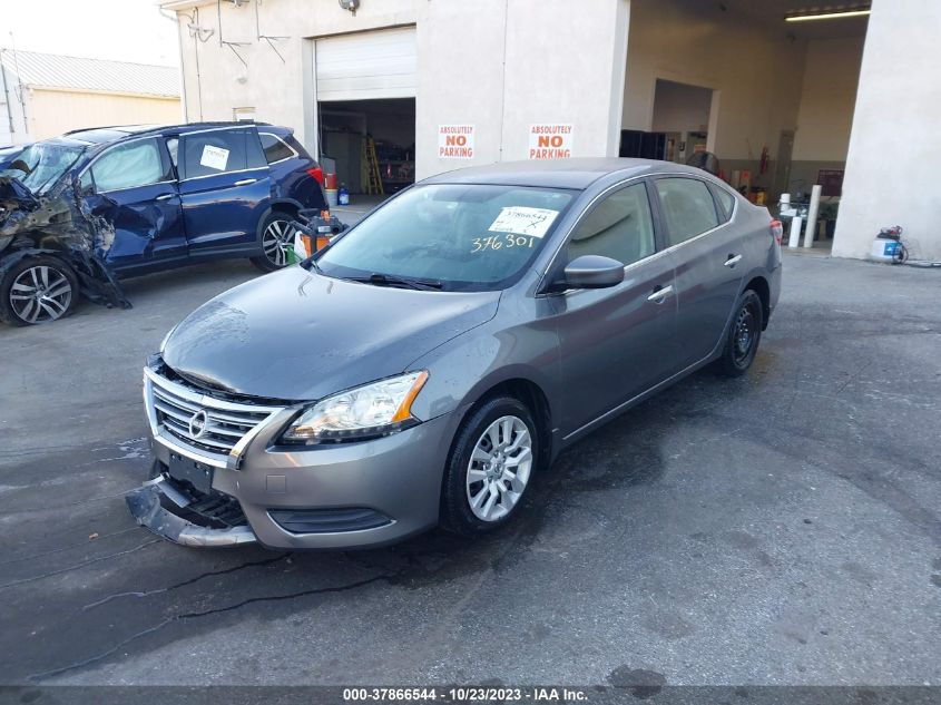 2015 NISSAN SENTRA S - 3N1AB7AP0FY376301