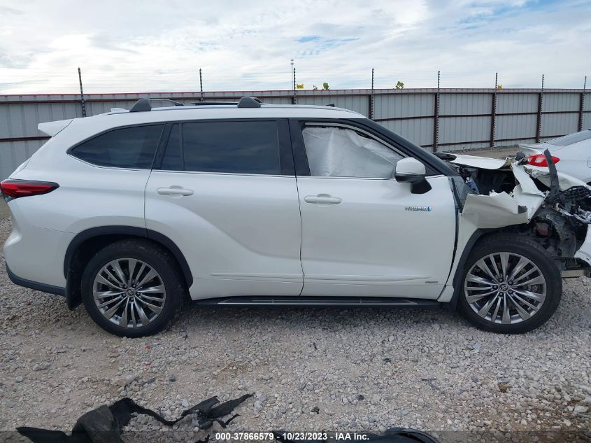 2020 TOYOTA HIGHLANDER HYBRID PLATINUM - 5TDEBRCH0LS011541