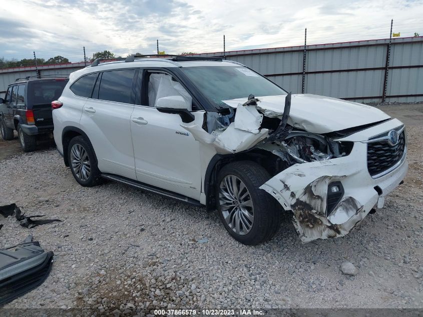 2020 TOYOTA HIGHLANDER HYBRID PLATINUM - 5TDEBRCH0LS011541