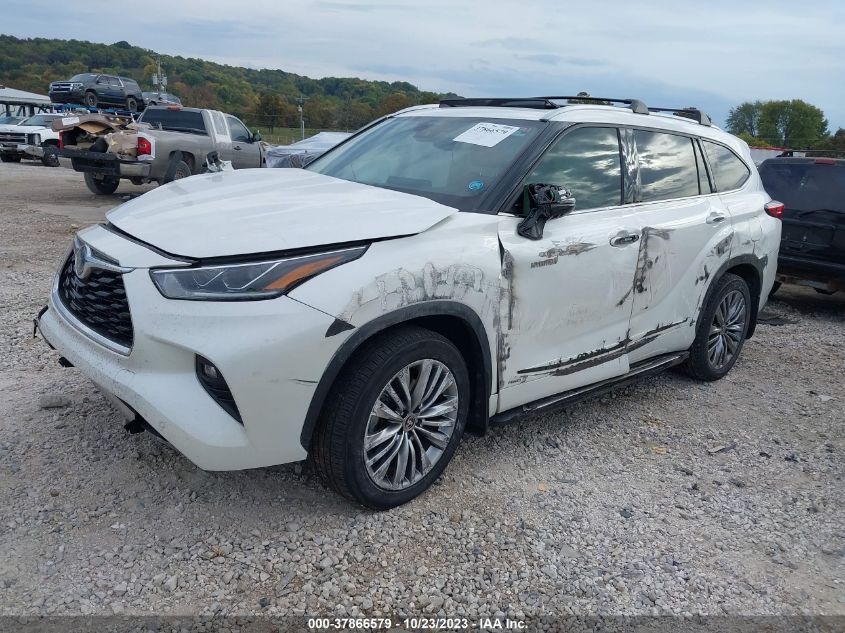 2020 TOYOTA HIGHLANDER HYBRID PLATINUM - 5TDEBRCH0LS011541