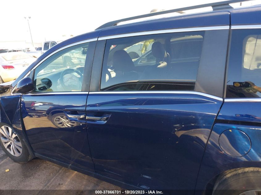2014 HONDA ODYSSEY EX-L - 5FNRL5H66EB091871