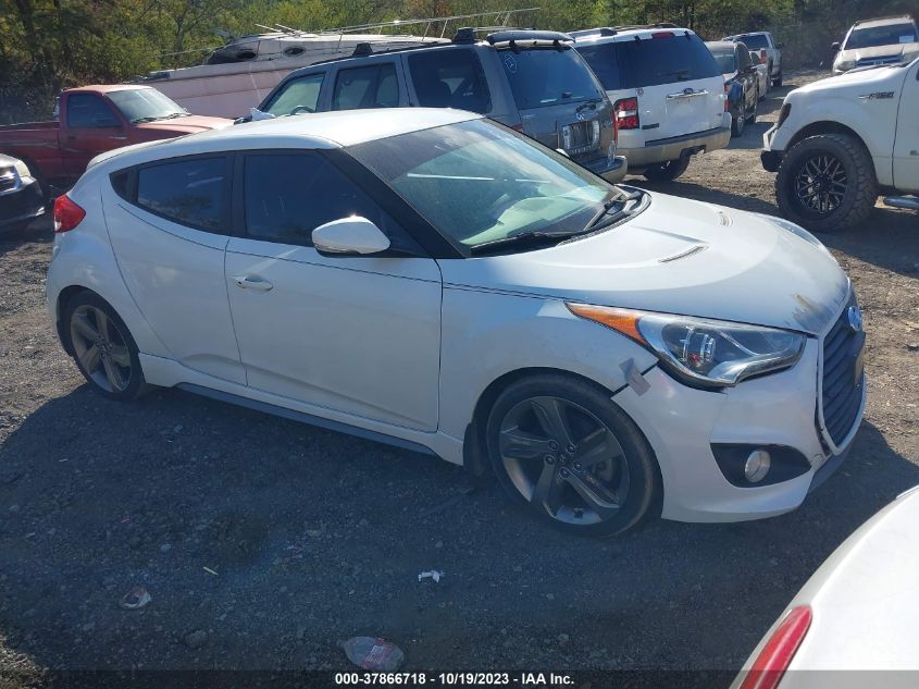 2014 HYUNDAI VELOSTER TURBO - KMHTC6AE2EU189408