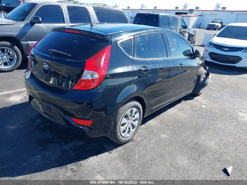 2016 HYUNDAI ACCENT SE - KMHCT5AE4GU278541