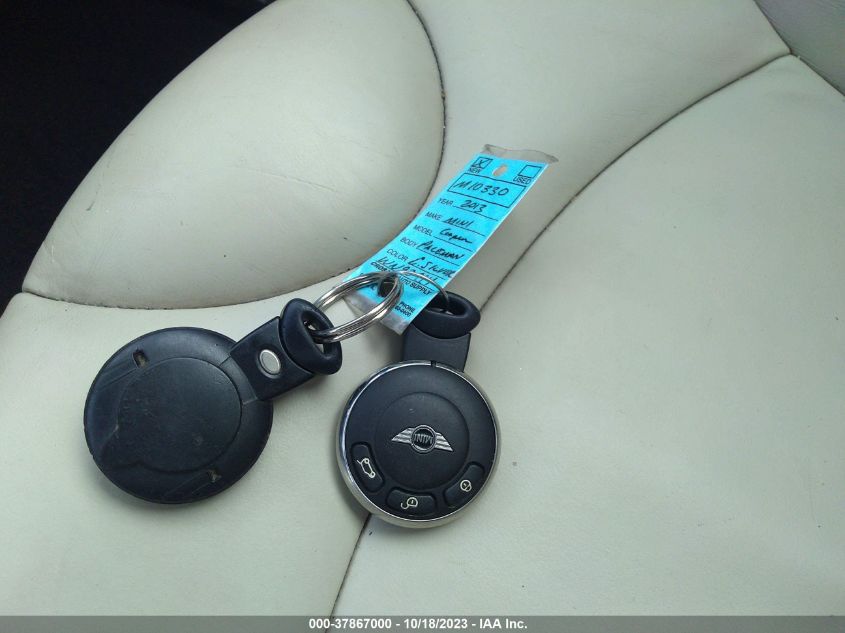 2013 MINI COOPER HARDTOP - WMWSU3C56DT677402