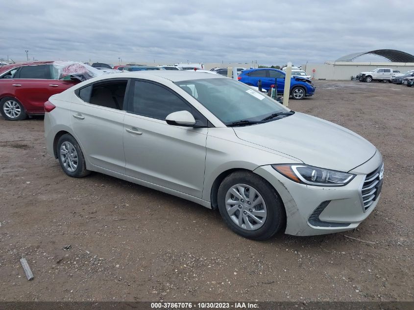 2017 HYUNDAI ELANTRA SE - KMHD74LF0HU380056