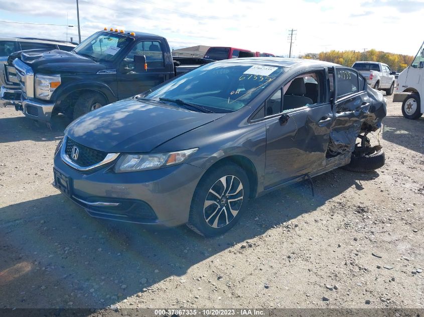 2013 HONDA CIVIC SDN EX - 2HGFB2F84DH519679