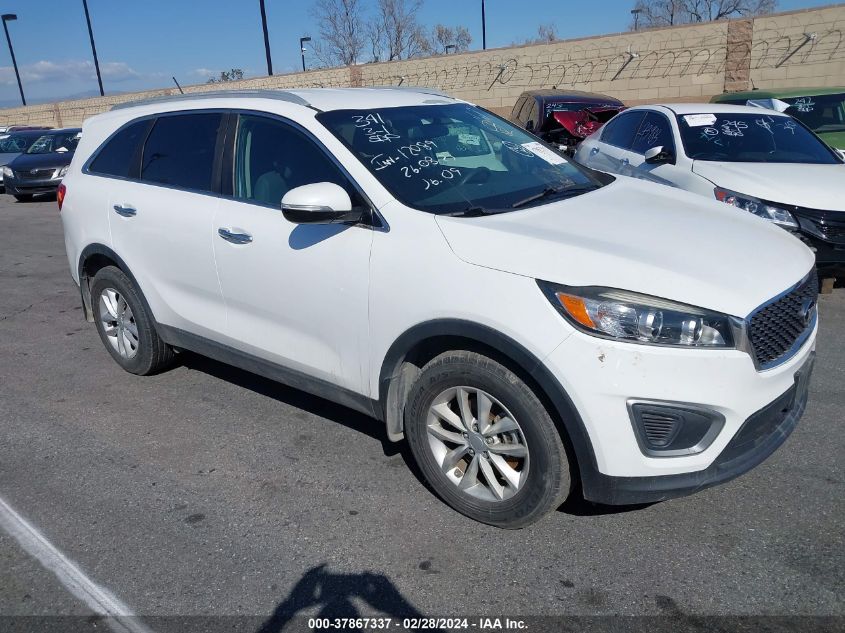 2016 KIA SORENTO LX - 5XYPG4A54GG107858