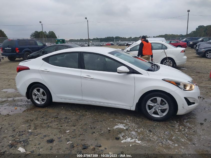 2016 HYUNDAI ELANTRA SE - 5NPDH4AE6GH665817