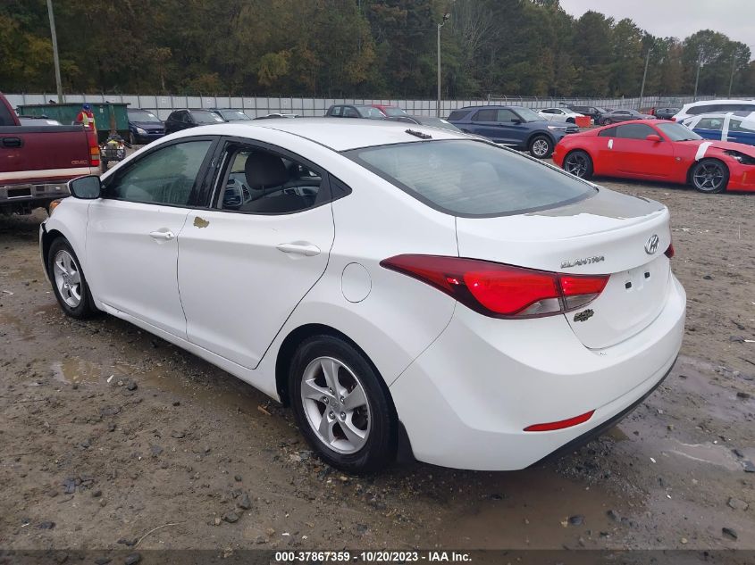 2016 HYUNDAI ELANTRA SE - 5NPDH4AE6GH665817