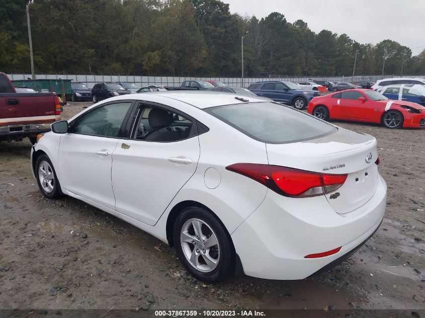 2016 HYUNDAI ELANTRA SE - 5NPDH4AE6GH665817