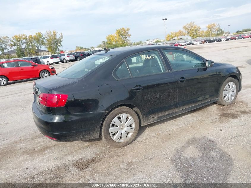 2014 VOLKSWAGEN JETTA SEDAN SE - 3VWD17AJ6EM261858