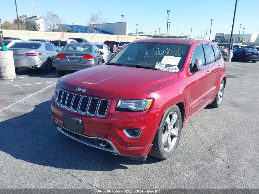 2014 JEEP GRAND CHEROKEE OVERLAND - 1C4RJFCM6EC416212