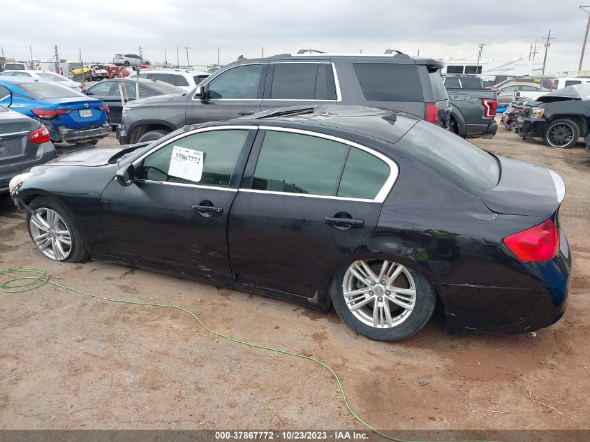 2013 INFINITI G37 JOURNEY JN1CV6AP1DM719255
