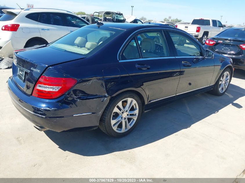 2014 MERCEDES-BENZ C 300 SPORT 4MATIC/LUXURY 4MATIC - WDDGF8AB0ER309391