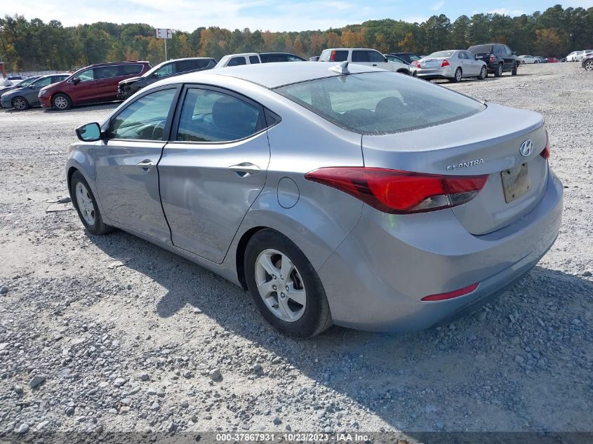 2015 HYUNDAI ELANTRA SE - 5NPDH4AE5FH580840