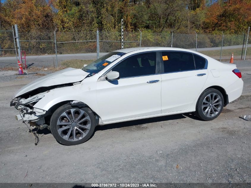 2014 HONDA ACCORD SEDAN SPORT - 1HGCR2F59EA212190