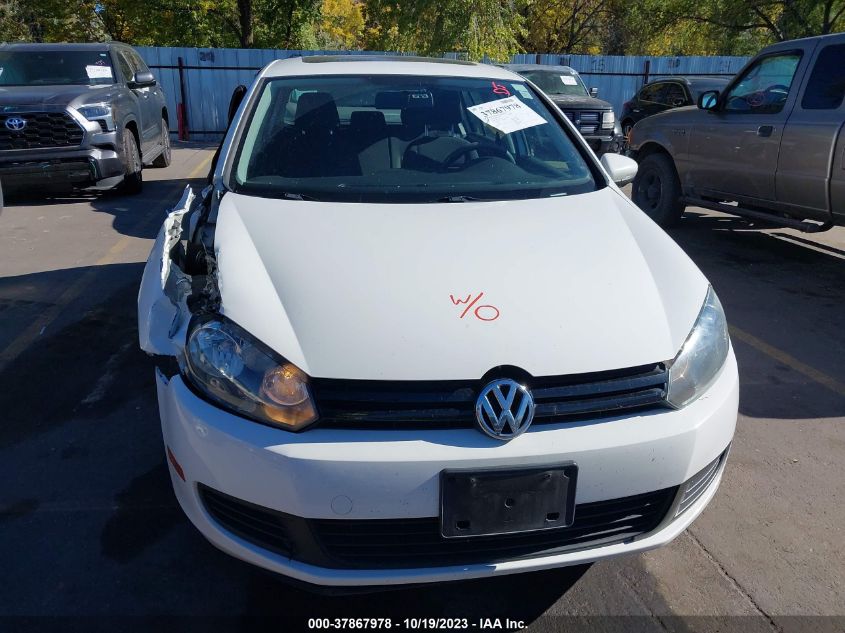 2014 VOLKSWAGEN GOLF W/CONV & SUNROOF - WVWDB7AJ8EW001123