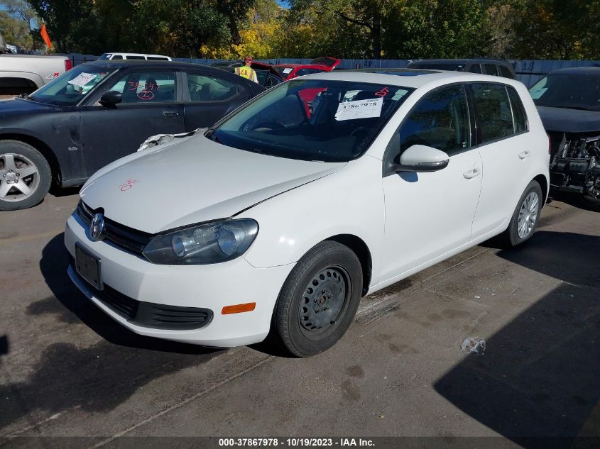 2014 VOLKSWAGEN GOLF W/CONV & SUNROOF - WVWDB7AJ8EW001123