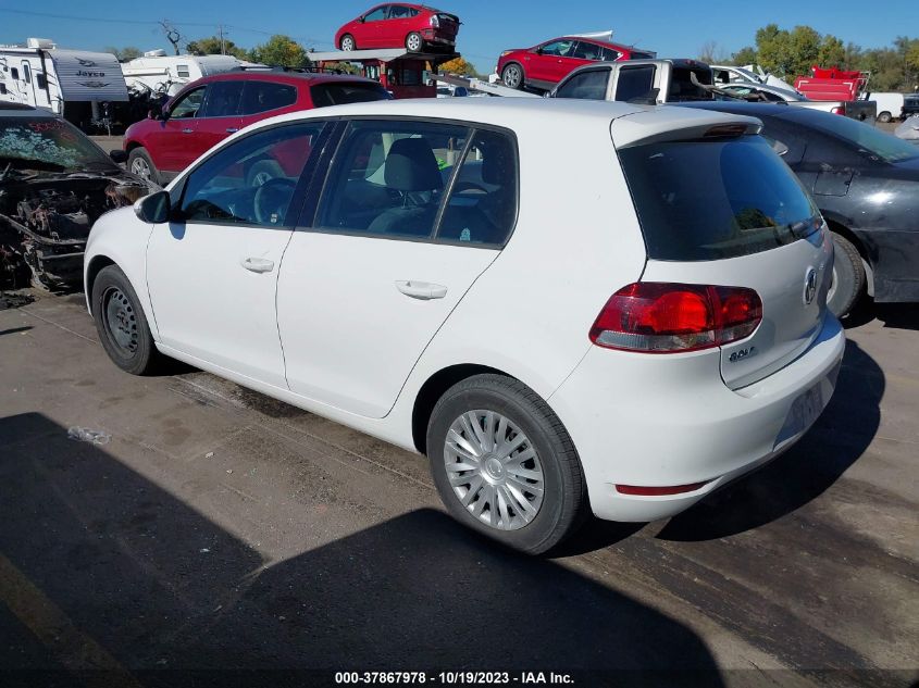 2014 VOLKSWAGEN GOLF W/CONV & SUNROOF - WVWDB7AJ8EW001123