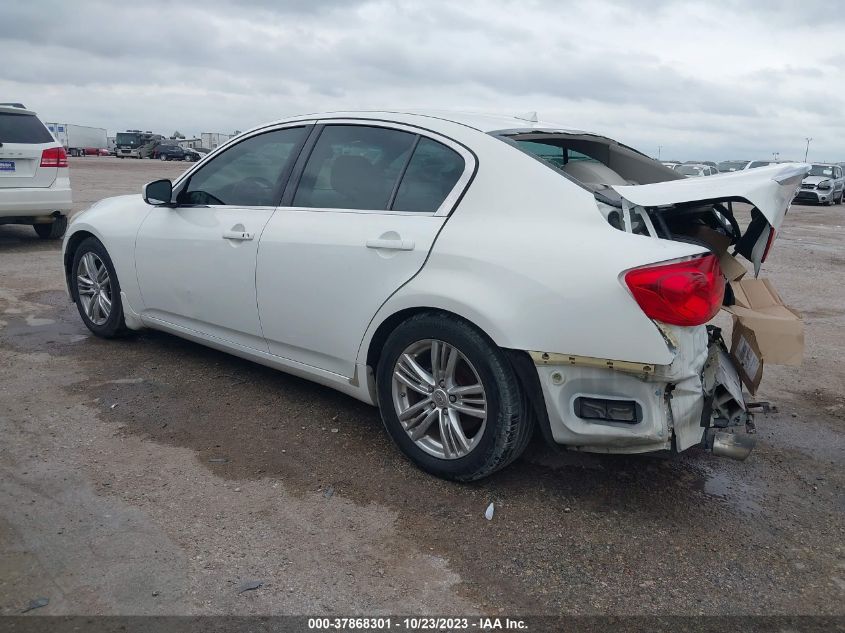 2013 INFINITI G37 JOURNEY JN1CV6AP8DM718524