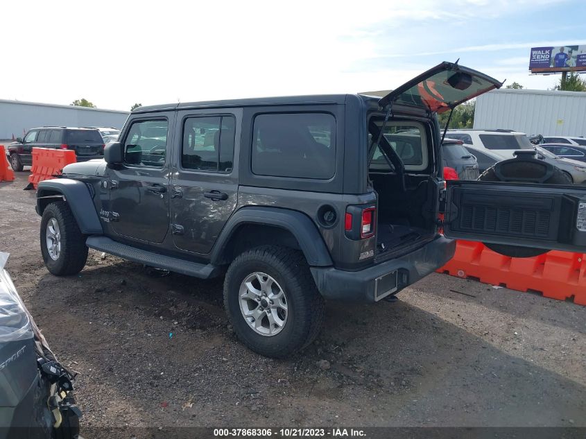2018 JEEP WRANGLER UNLIMITED SPORT - 1C4HJXDN7JW329548