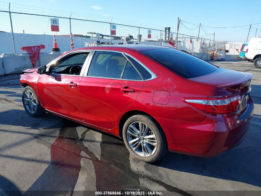 2017 TOYOTA CAMRY XLE/SE/LE/XSE - 4T1BF1FK5HU763525