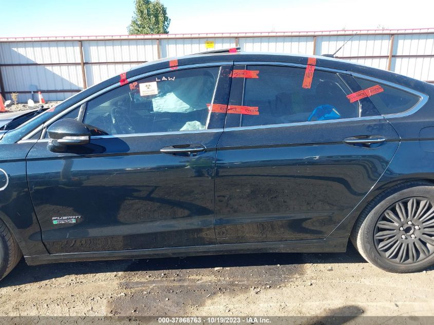 2014 FORD FUSION ENERGI TITANIUM - 3FA6P0SU1ER183525