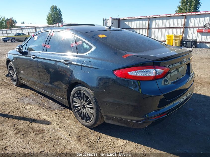 2014 FORD FUSION ENERGI TITANIUM - 3FA6P0SU1ER183525