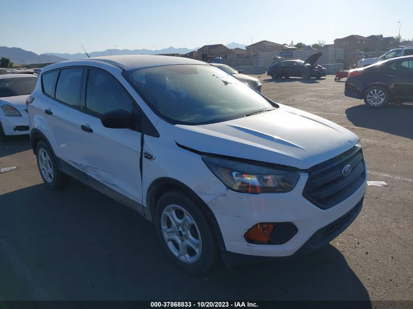 2019 FORD ESCAPE S - 1FMCU0F71KUC36041