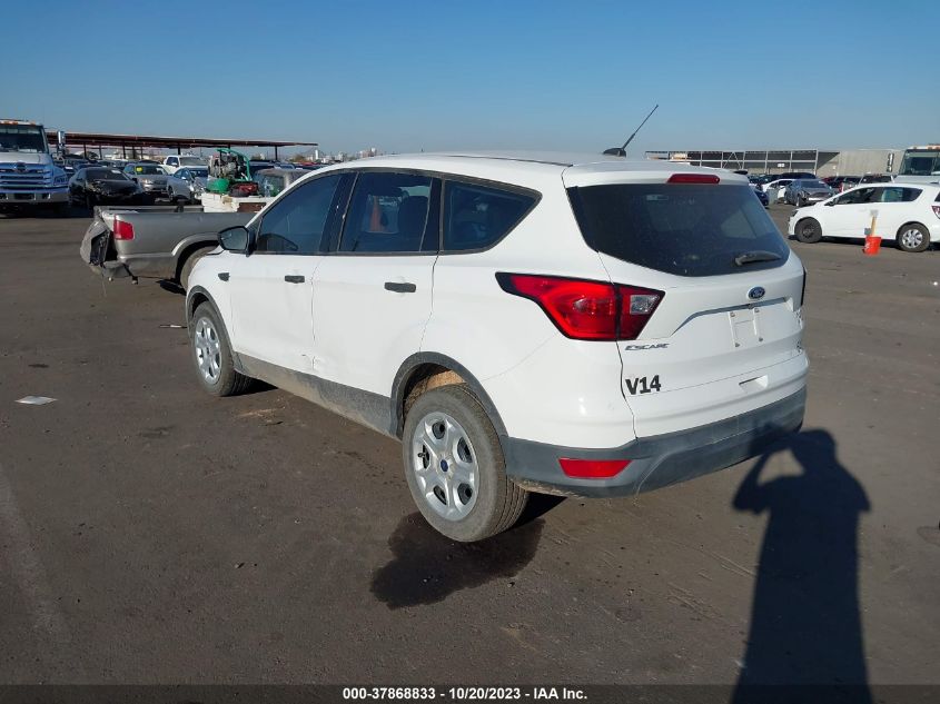 2019 FORD ESCAPE S - 1FMCU0F71KUC36041