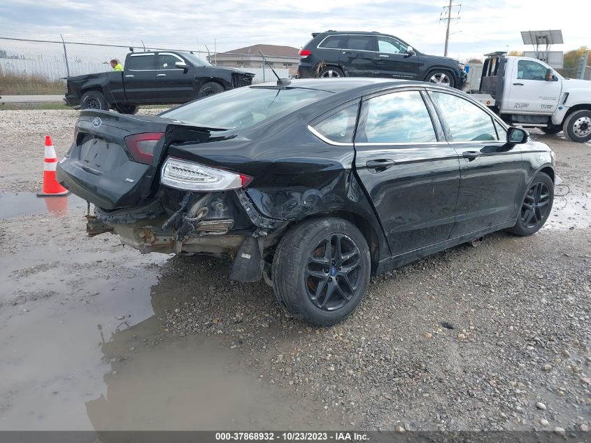 2016 FORD FUSION SE - 3FA6P0H76GR259115