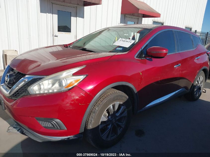 2016 NISSAN MURANO S/SL/SV/PLATINUM - 5N1AZ2MG2GN115141