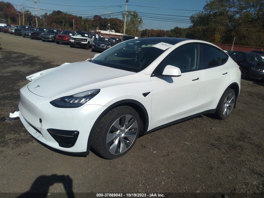 VIN 7SAYGDEE5NF385030 2022 TESLA MODEL Y LONG RANGE