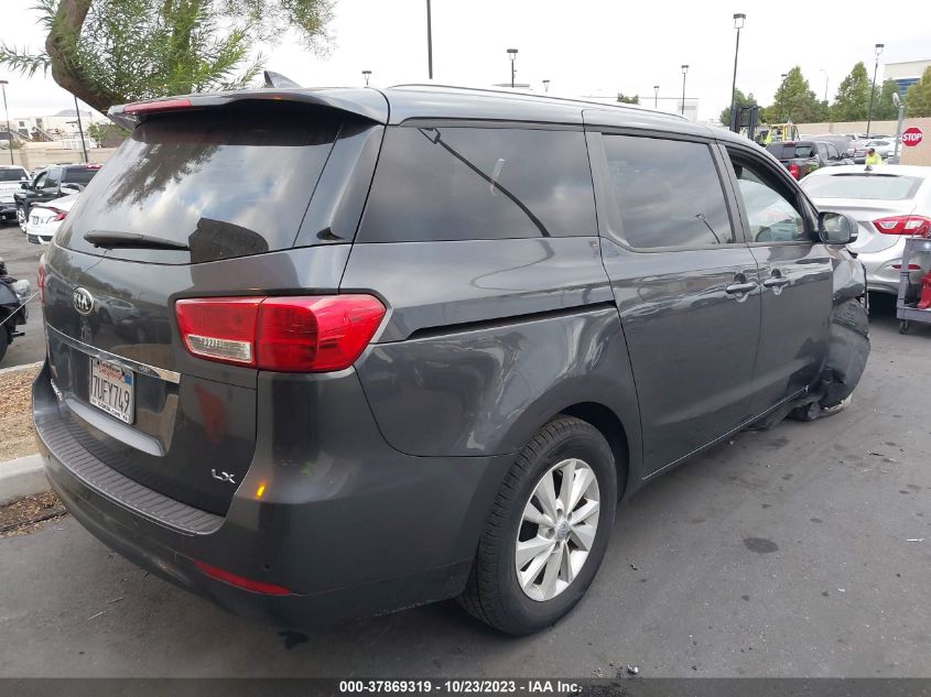 2016 KIA SEDONA LX - KNDMB5C1XG6183945